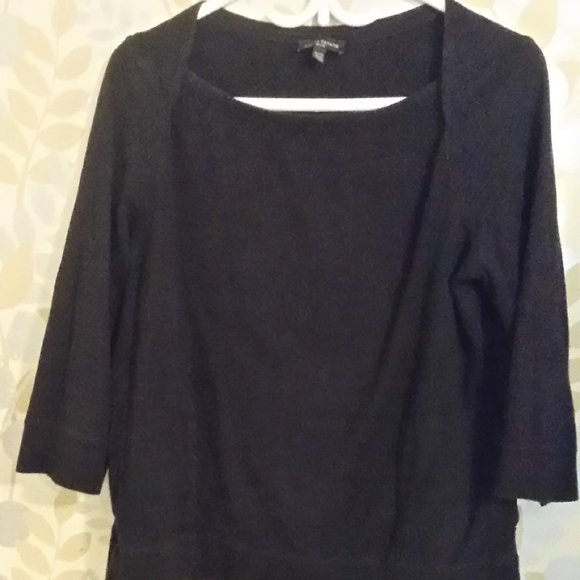 Lord & Taylor Black Top Sz Petite (Fits like US M/L) - Picture 6 of 6